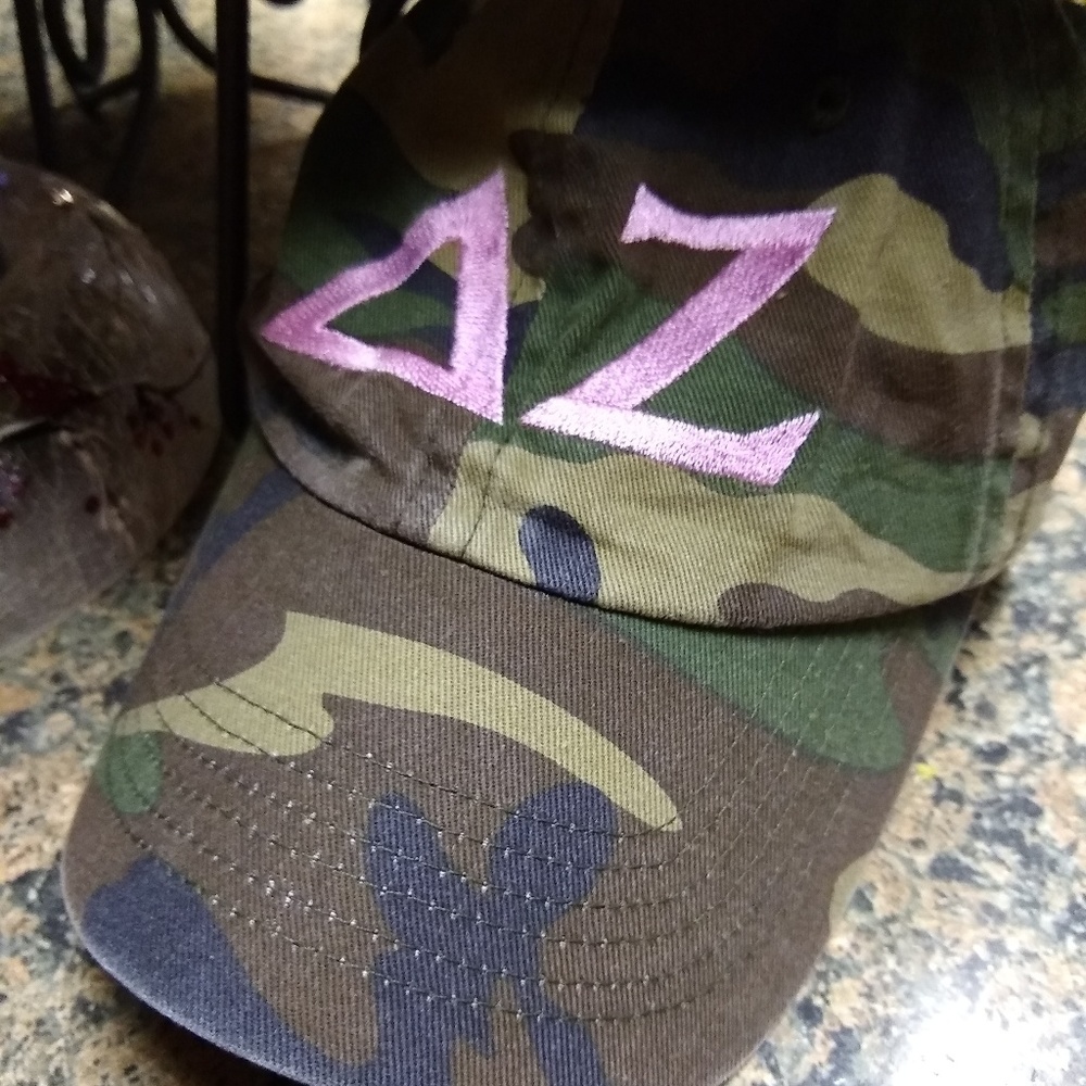 Delta Zeta camo hat